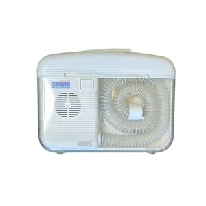 Windmere Soft Bonnet Portable Hair Dryer Vintage 2 Heat Settings, Compact Case